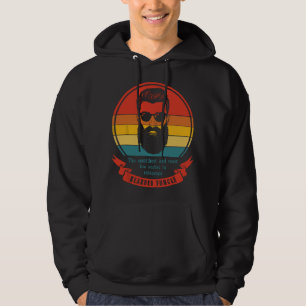 Bebaarde Oom Grappige Oom Definitie Gedistingeerd Hoodie