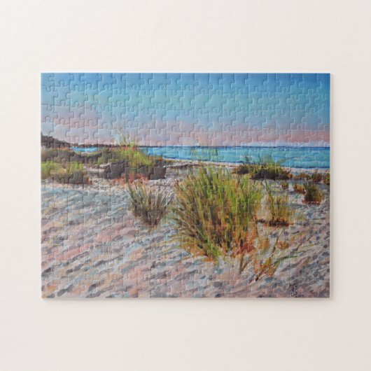 Bebakken Florida Zand Roze Legpuzzel (Horizontaal)