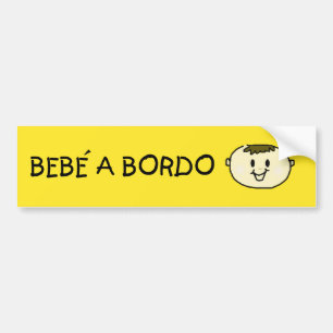 Bebé a Bordo - M- calcomanía de parachoque Bumpersticker