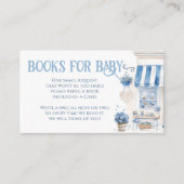 Bebe Cafe Bonjour Bebe Parijse thema Baby shower Informatiekaartje (Voorkant)