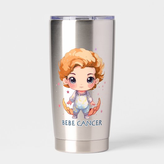 Bébé Cancer 4 Geïsoleerde Drinkbeker (Voorkant)