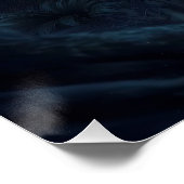 Bebé Dragon in het Enchanted Forest Perfect Poster (Hoek)