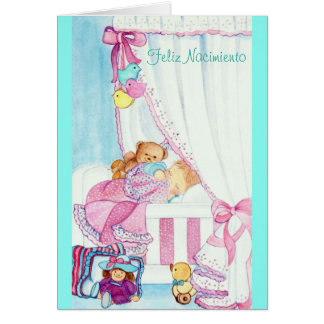 BEBÉ EN CUNA - "Feliz Nacimiento"