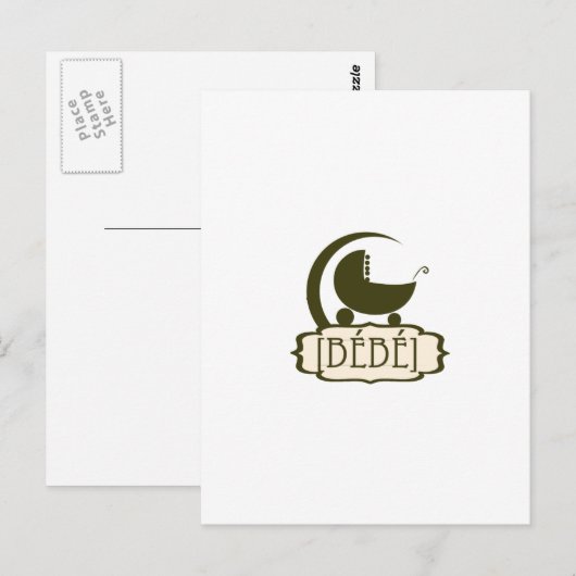 Bébé Gifts Briefkaart (Voorkant / Achterkant)