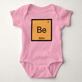 Bebe Naam Chemie Element Periodiek Systeem Romper