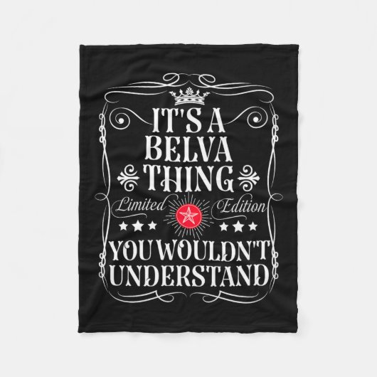 Bebe Name is een Bebe ding dat je niet zou begrijp Fleece Deken (Voorkant)