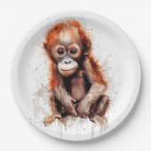 Bebé Orangután Papieren Bordje (Voorkant)