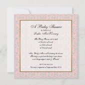 Bébé Princess Crown Baby shower Kaart (Achterkant)