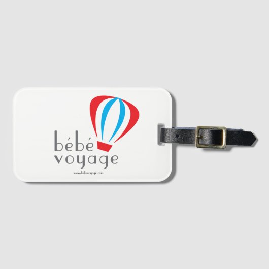 Bebe Voyage Logo Bagagelabel (Voorkant (horizontaal))