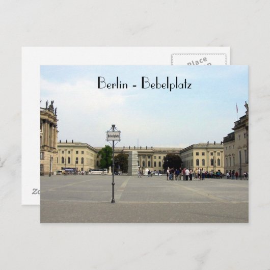 Bebelplatz Briefkaart (Voorkant / Achterkant)