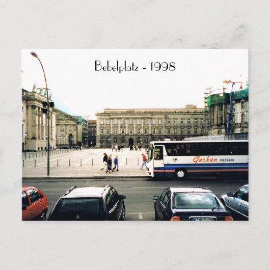 Bebelplatz Postcard 1998 Briefkaart (Voorkant)