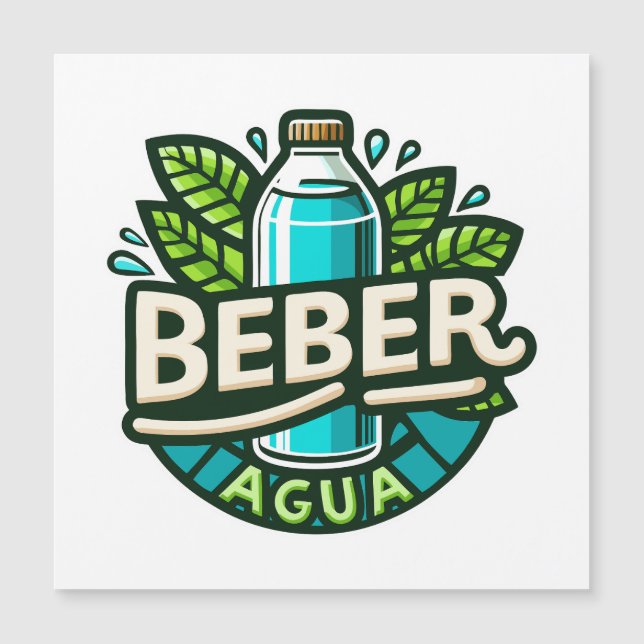Beber agua (Voorkant)