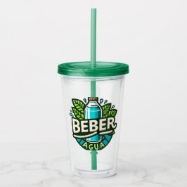 Beber agua acryl drinkbeker