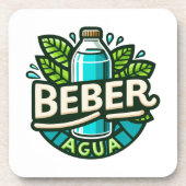 Beber agua bier onderzetter (Voorkant)