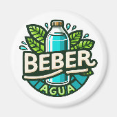 Beber agua magneet (Voorkant)