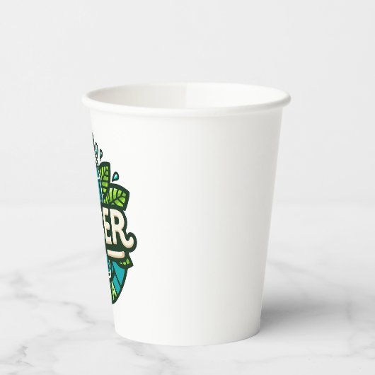 Beber agua papieren bekers (Links)