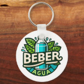 Beber agua sleutelhanger (Achterkant)