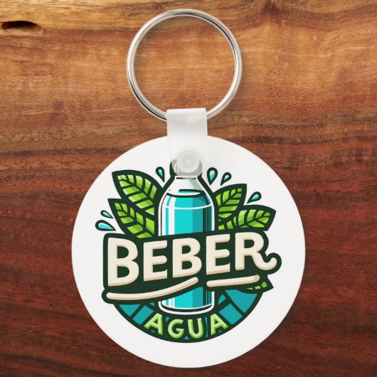 Beber agua sleutelhanger (Voorkant)