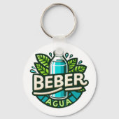 Beber agua sleutelhanger (Achterkant)