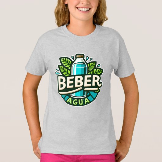 Beber agua t-shirt (Voorkant)