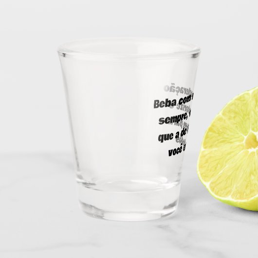 Beber sempre com responsabilidade  shot glas (Links)