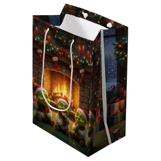 bébés Shrek Medium Cadeauzakje (Voorkant Gekanteld)