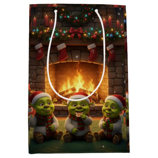 bébés Shrek Medium Cadeauzakje (Voorkant)