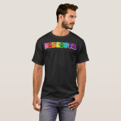 Bebesota Latina Retro LGBTQ Gay Pride T-shirt (Voorkant volledig)