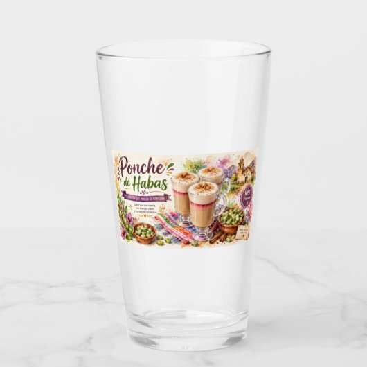 BEBIDAS CALIENTE DEL PERU GLAS (Voorkant)