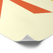 Bebop Boogie Fun Retro Dance Poster (Hoek)