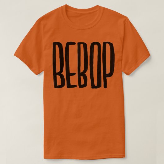 Bebop Jazz Music T-shirt (Design voorkant)
