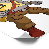 Bebop Rocksteady Funny - grote afdruk Poster (Hoek)