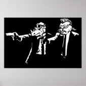 Bebop Rocksteady Thug Life Pfictie mashup Poster (Voorkant)