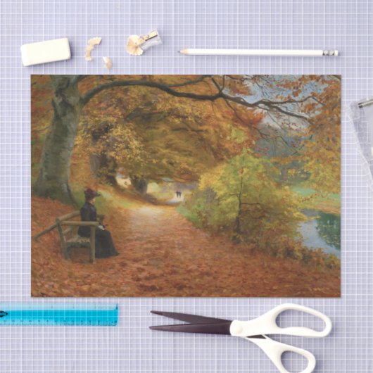 Bebost pad in Herfst Brendekilde Tissuepapier (Craft)