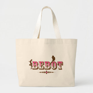 Bebot + Babae + Vrouwen Pride Grote Tote Bag