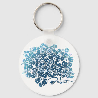 Bebot - Hibiscus - Blue Sleutelhanger