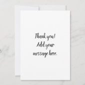 Beboterde Boterachtige Stok van Boter Gelukkige Bedankkaart (Achterkant)