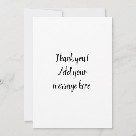 Beboterde Boterachtige Stok van Boter Gelukkige Bedankkaart (Achterkant)