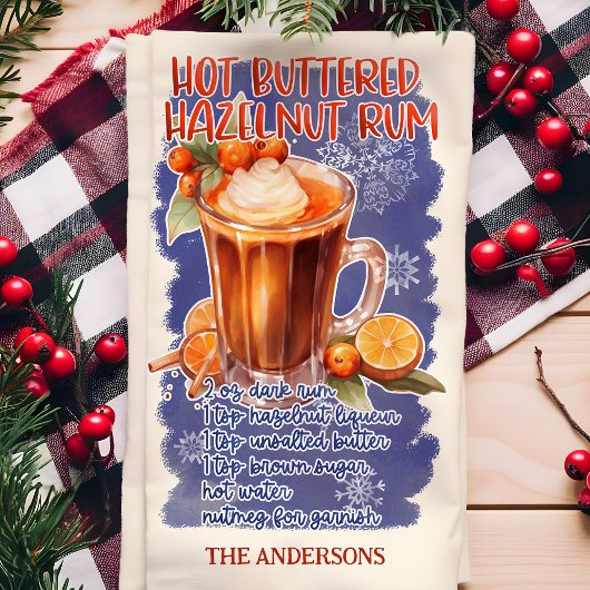 Beboterde Hazelnoot Rum Christmas Cocktail Recept Theedoek