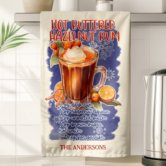 Beboterde Hazelnoot Rum Christmas Cocktail Recept Theedoek