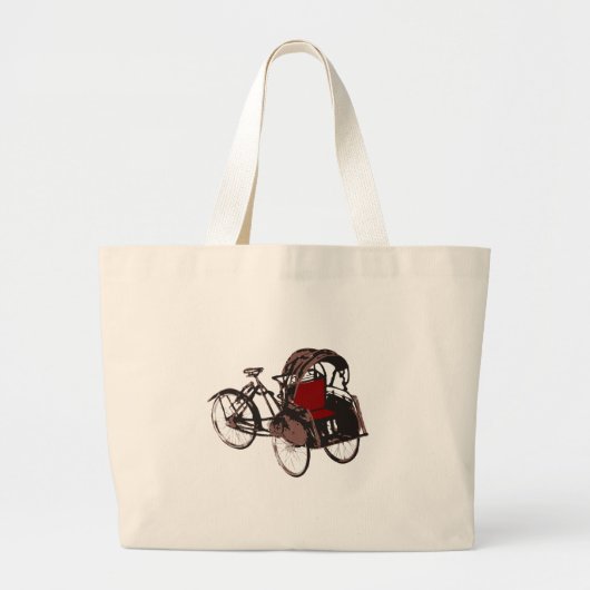 Becak Grote Tote Bag (Voorkant)