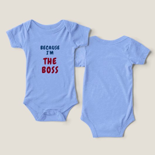 Because I am the BOSS (Ontwerp Voorkant & Achterkant)