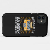 Because I Am The Bus Driver Case-Mate iPhone Case (Achterkant (horizontaal))