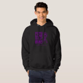 Because Love Shouldn't Hurt Domestic Violence Purp Hoodie (Voorkant volledig)
