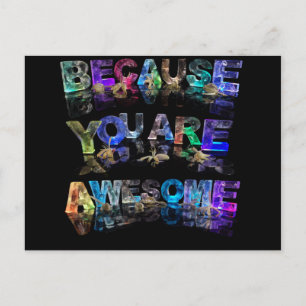 Because You Are Awesome Briefkaart