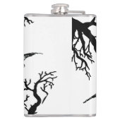 Beccaccia in volo tra i rami heupfles (Achterkant)