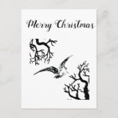 Beccaccia tra rami briefkaart (Voorkant)