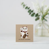 Becelling Cat | Kraft Visitekaartje (Staand voorkant)