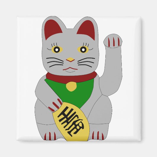 Becelling Cat Lucky Magneet (Voorkant)