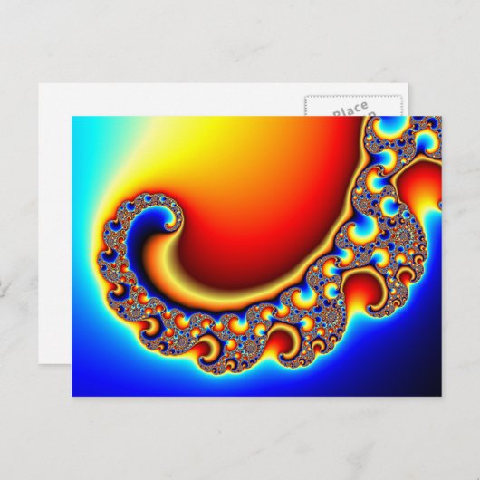 Becelling - Fractal Briefkaart (Voorkant / Achterkant)